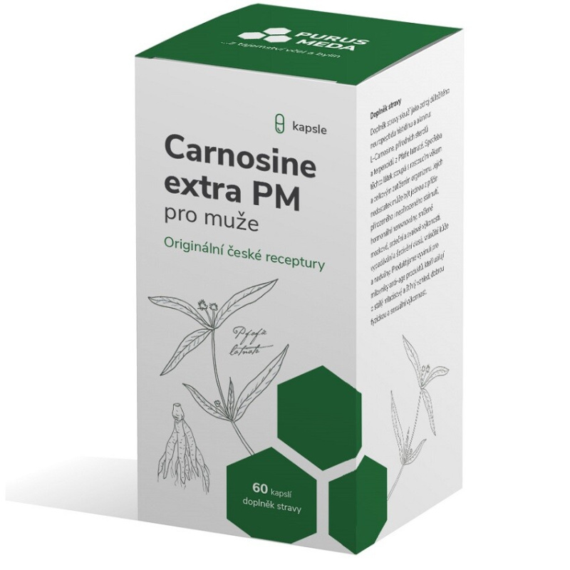 Purus Meda Carnosine extra pro muže 60 kapslí