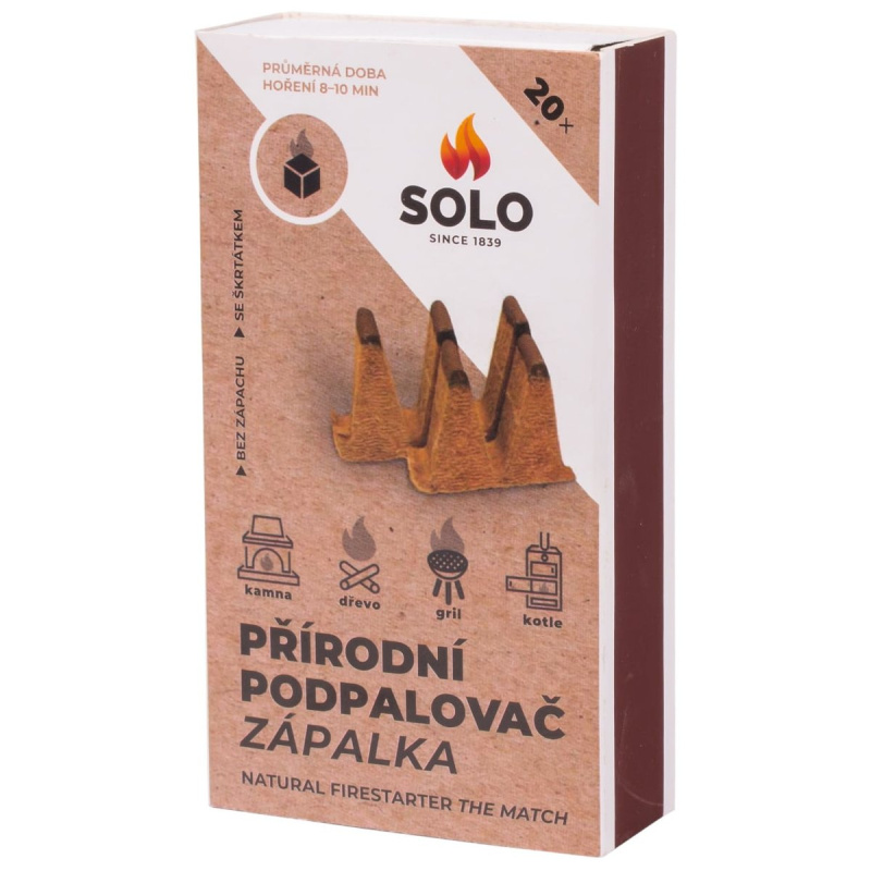 Solo Přírodní podpalovač zápalka