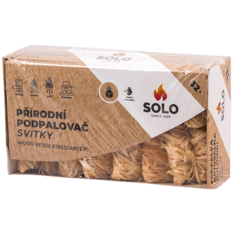 Solo Přírodní podpalovač svitky