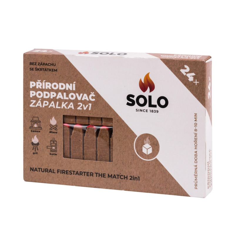 Podpalovač zápalka 2V1