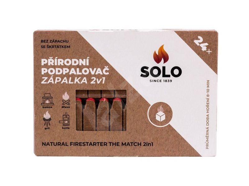 Podpalovač zápalka 2V1