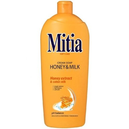 Mitia tek.mýdlo n.n. honey+milk 1l