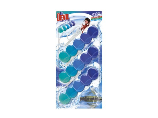 Dr. Devil BiColor 5Ball- WC blok - Polar Aqua