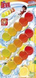 Dr. Devil BiColor 5Ball- WC blok - Lemon Fresh