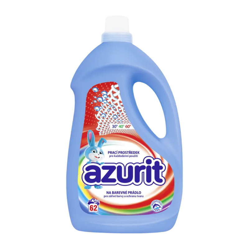 AZURIT Prací gel na barevné prádlo 62 praní 2,48 l