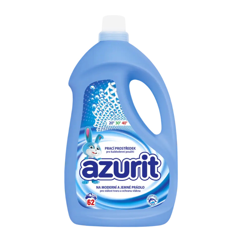 AZURIT Prací gel na moderní a jemné prádlo 62 praní 2,48 l
