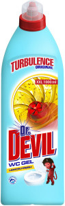 Dr. Devil Turbulence - wc gel - Lemon fresh, 1 l