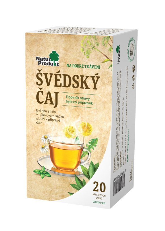 NATURPRODUKT Švédský čaj 20 x 2 g