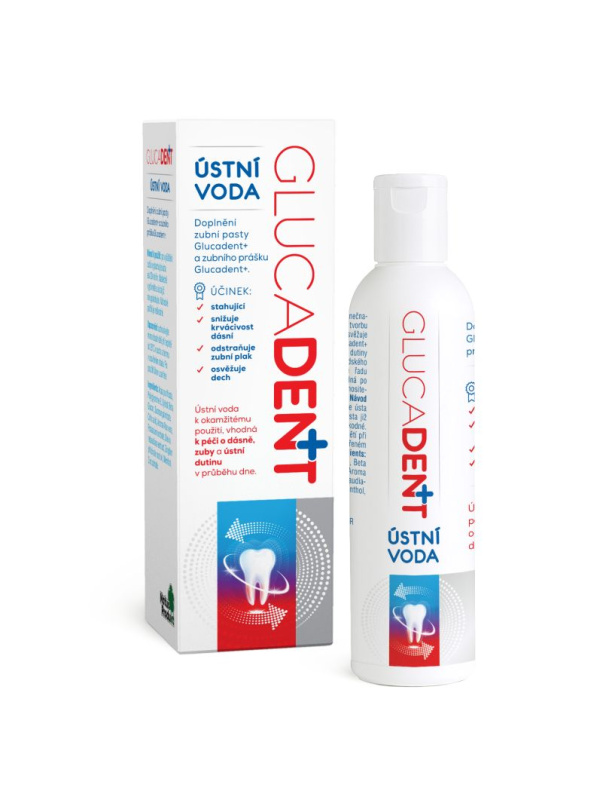 Glucadent aktiv ústní voda, 200 ml