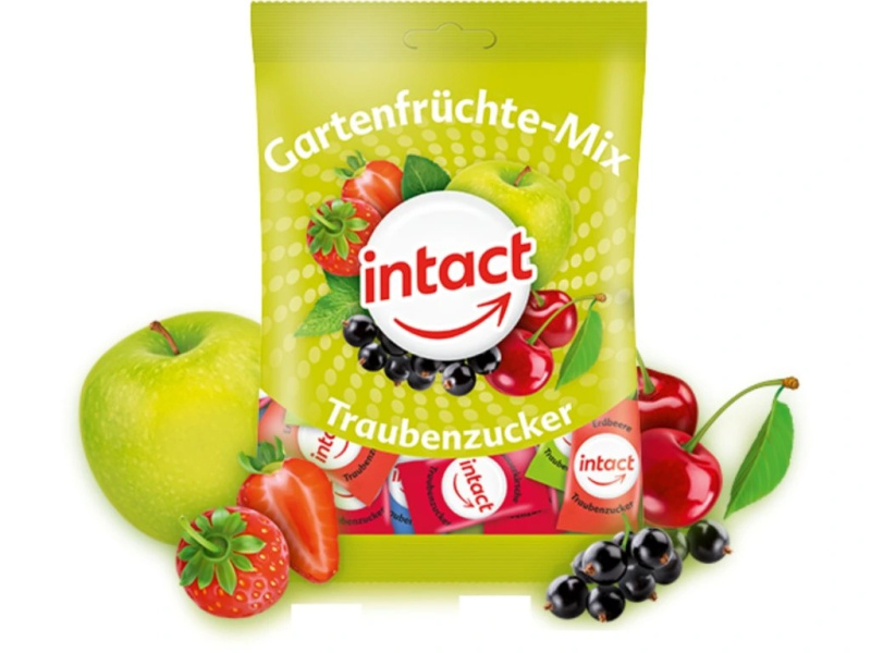 INTACT Hroznový cukr Zahradní mix sáček 75 g