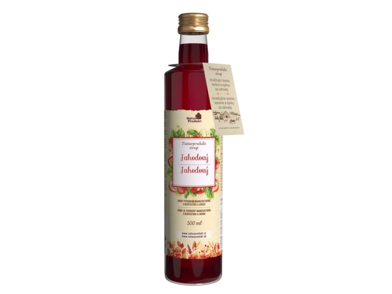 Naturprodukt sirup Jahodový 250 ml