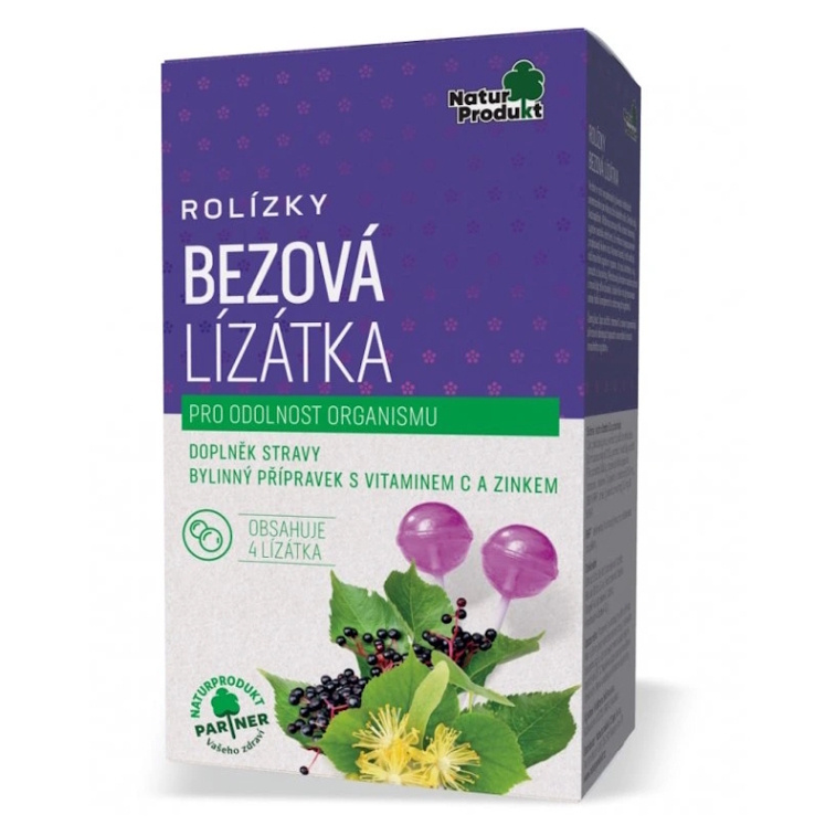 NATURPRODUKT Rolízky bezová lízátka 4 ks