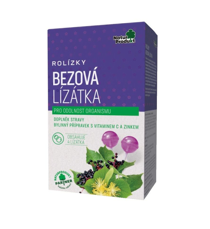 NATURPRODUKT Rolízky bezová lízátka 4 ks
