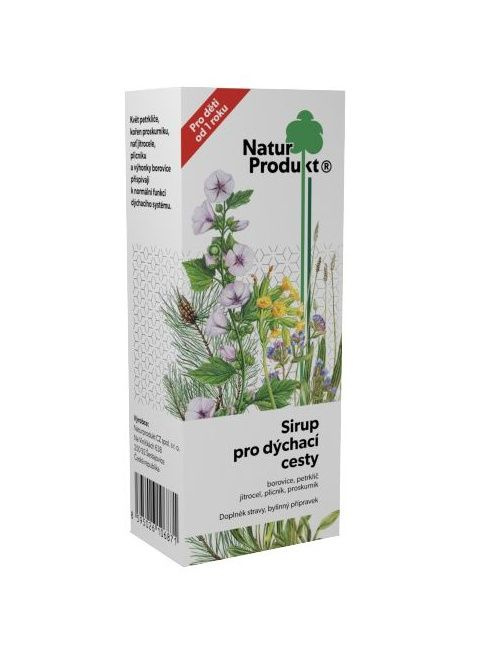 NATURPRODUKT Sirup pro dýchací cesty 200 ml
