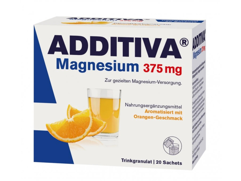 Additiva Magnesium nápoj 375 mg pomeranč 20 sáčků