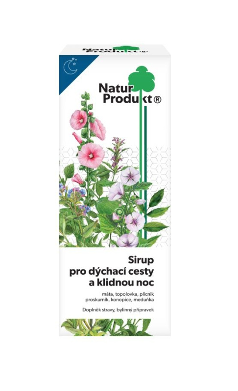 NATURPRODUKT Sirup pro dýchací cesty a klidnou noc 200 ml