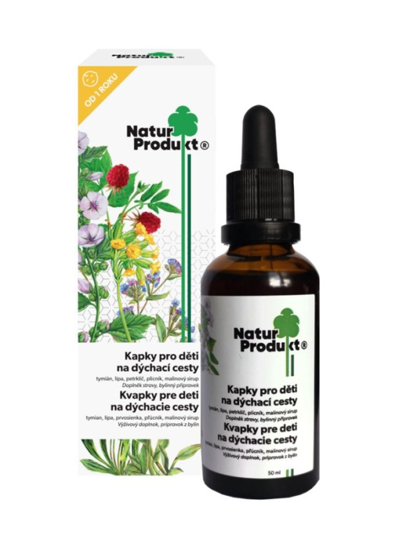 NATURPRODUKT Kapky pro děti na dýchací cesty 50 ml