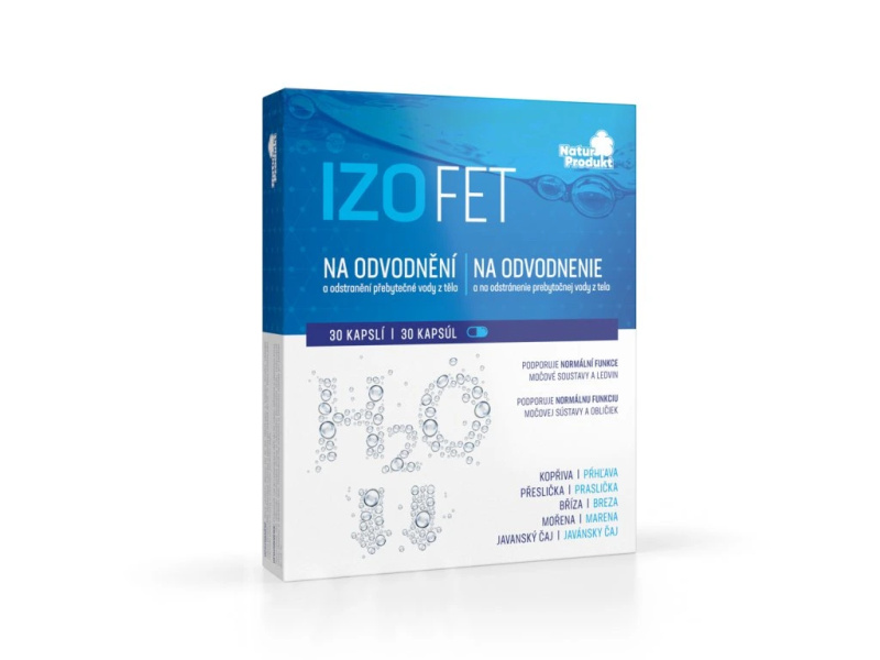 NATURPRODUKT Izofet Na odvodnění 30 kapslí