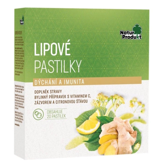 NATURPRODUKT Lipové pastilky 20 kusů