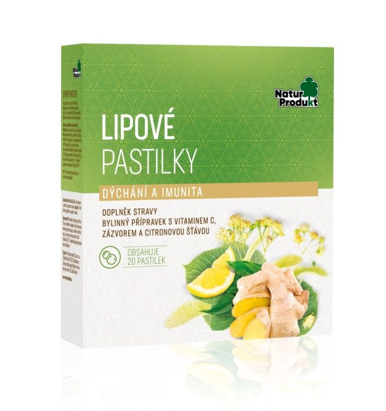NATURPRODUKT Lipové pastilky 20 kusů