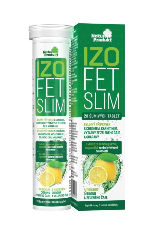 NATURPRODUKT Izofet Slim šumivé tablety 20 tablet