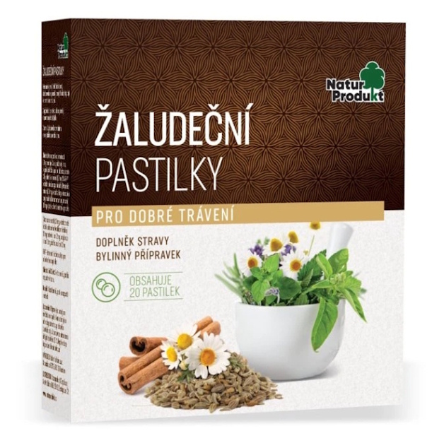 NATURPRODUKT Žaludeční pastilky 20 kusů