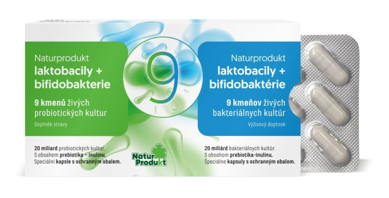 NATURPRODUKT Laktobacily a bifidobakterie 9 15 kapslí