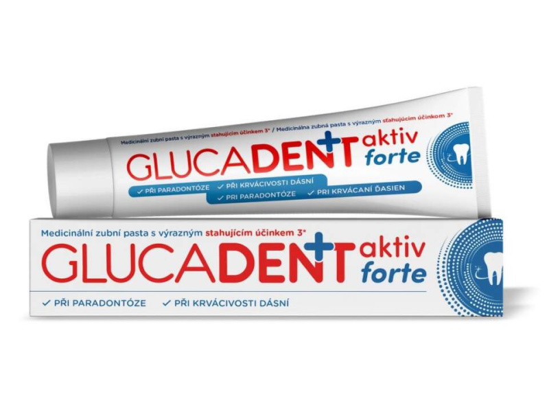 Glucadent aktiv forte zubní pasta, 75 ml