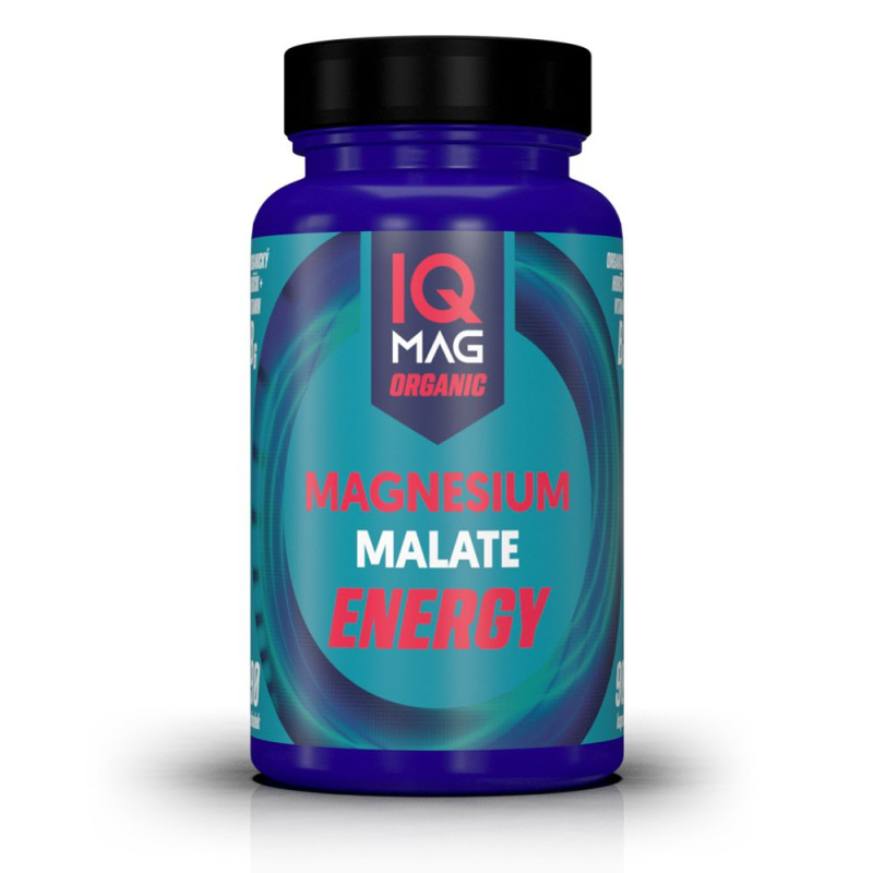 IQ MAG Energy organický hořčík malát + B6 90 tobolek