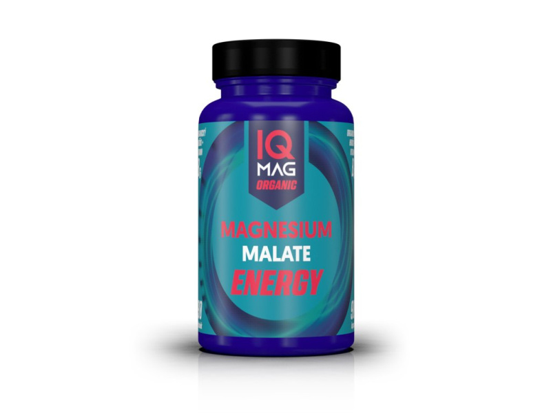 IQ MAG Energy organický hořčík malát + B6 90 tobolek