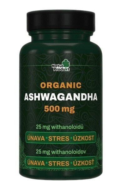Naturprodukt Ashwagandha organic 500 mg 60 tablet