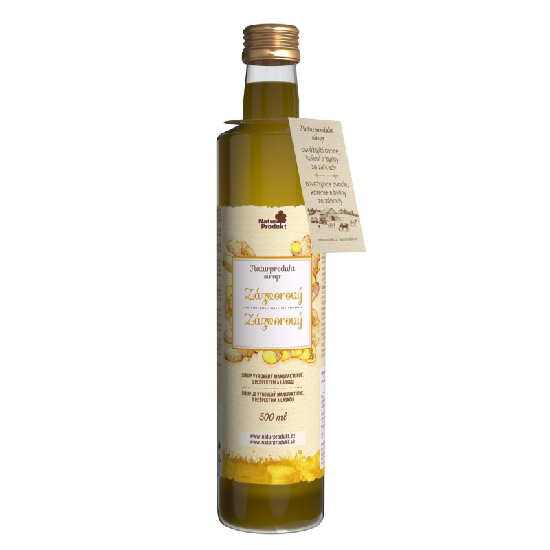 Naturprodukt Sirup zázvorový