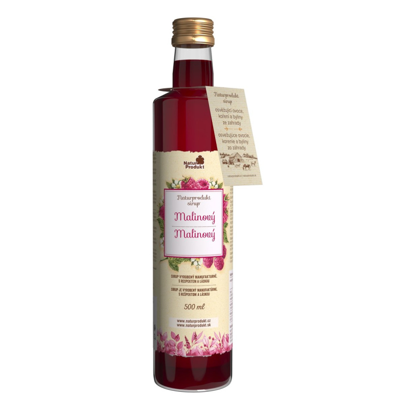Naturprodukt Sirup malinový