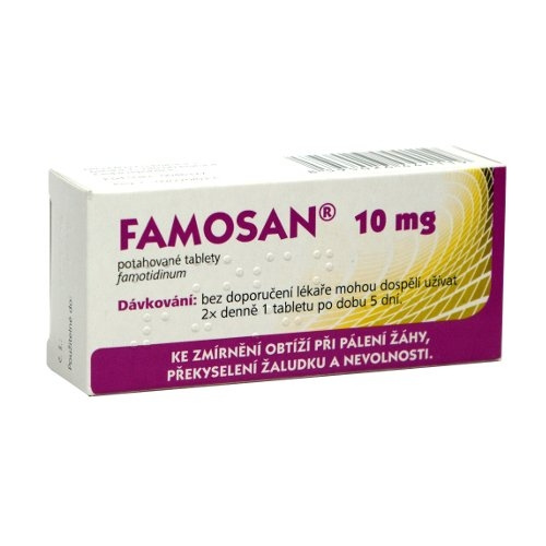 FAMOSAN 10MG Potahovaná tableta 10