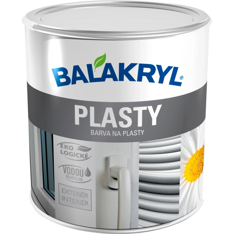 BALAKRYL Barva na plasty 1000 bílá 0,7 kg