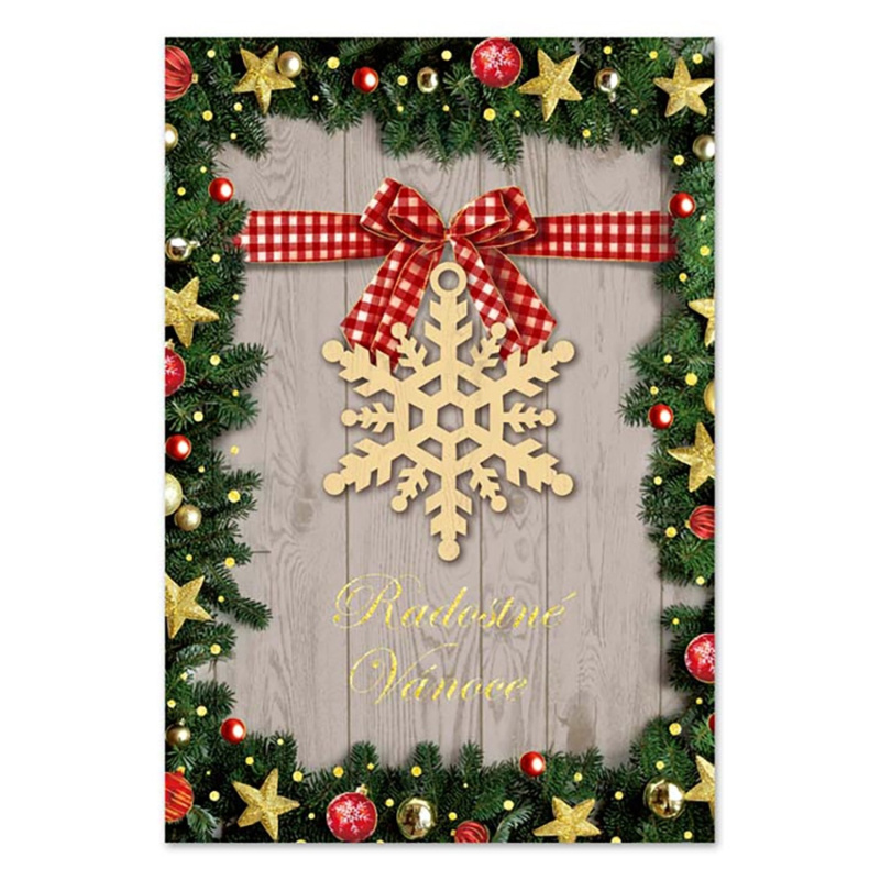 Ditipo Vánoční blahopřání DK, různé druhy, 11,5 x 17 cm