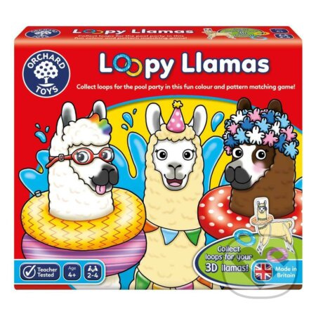 Loopy Llamas (Lamy s kruhy) - hra z kategorie Vzdělávací hry