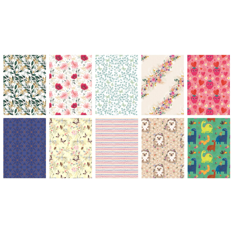 DITIPO Balící papír ALLYEAR různé druhy 70 x 100 cm, 2 ks