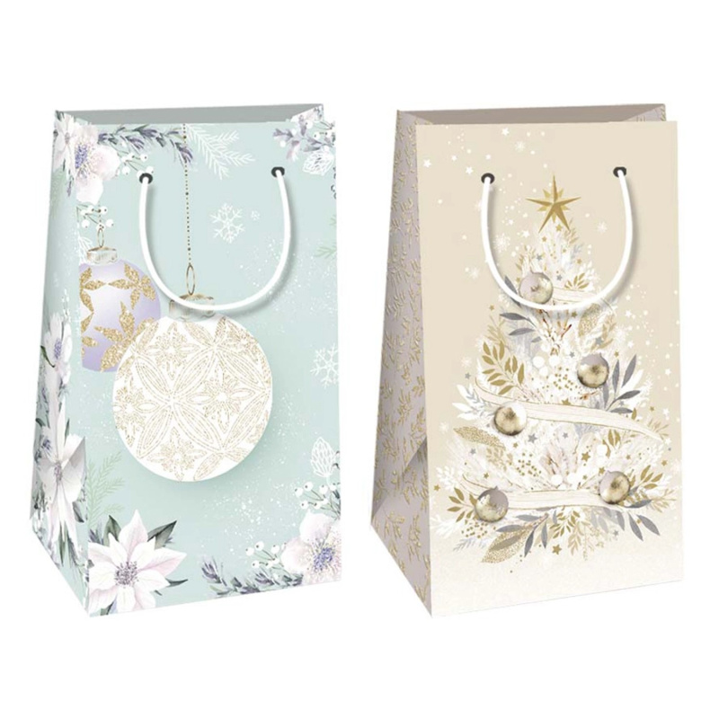 Ditipo Vánoční taška na dárky, různé druhy, 1 ks, 12 x 8 x 20 cm