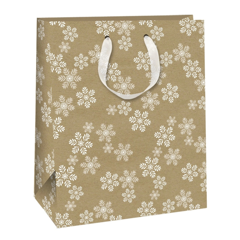 Ditipo Kraftová taška na dárky AB s pěnou, 32,7 x 26,4 x 13,6 cm