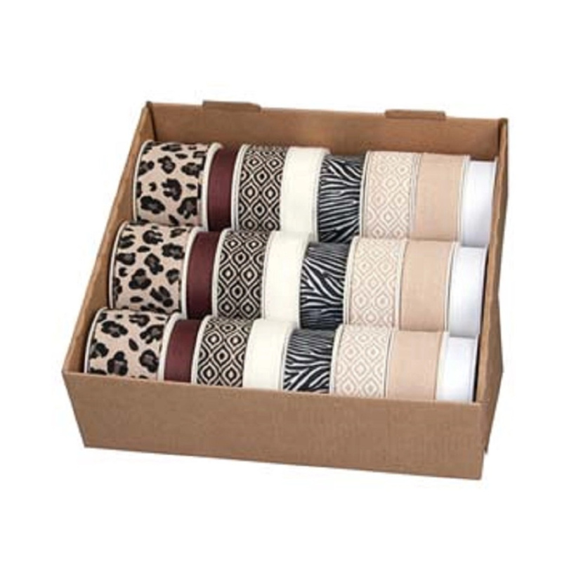 Ditipo Látková stuha Safari, různé druhy, 1 ks