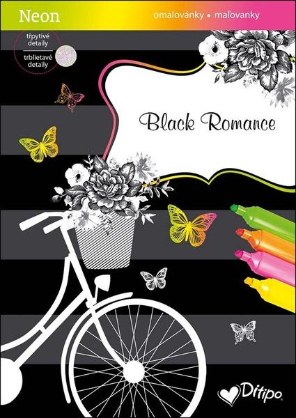 Třpytivé omalovánky - Black Romance
