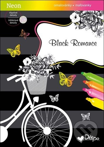 Třpytivé omalovánky - Black Romance