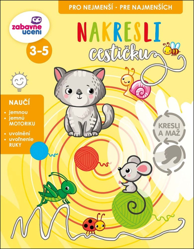 Kresli a maž - Nakresli cestičku