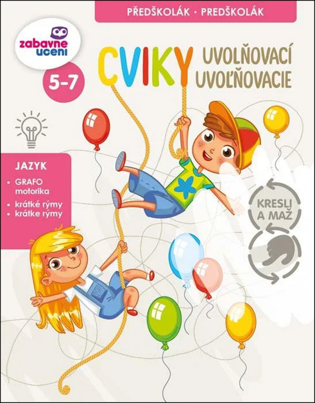 Kresli a maž - Uvolňovací cviky (stíratelný sešit) DITIPO, a.s.