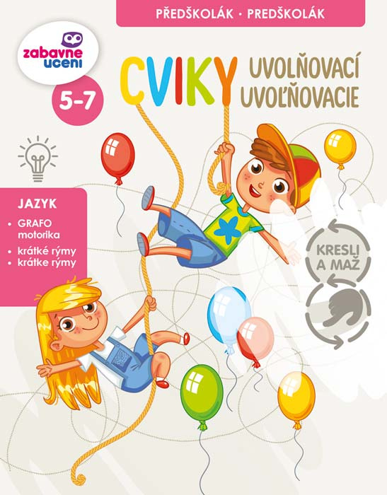Kresli a maž - Uvolňovací cviky (stíratelný sešit) DITIPO, a.s.