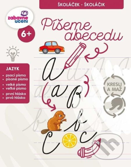 Kresli a maž - Píšeme abecedu (stíratelný sešit) DITIPO, a.s.