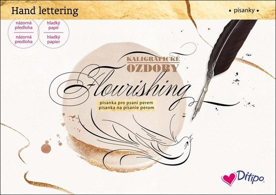 Krasopísanka-  Flourishing (Kaligrafické ozdoby) - kniha z kategorie Učebnice a slovníky