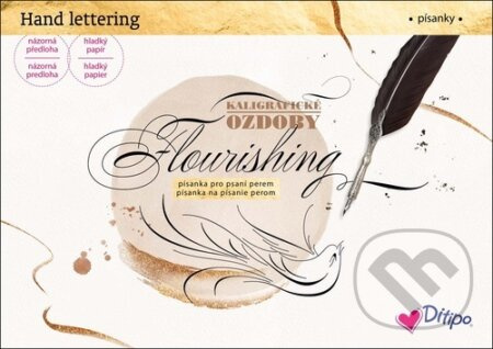Krasopísanka-  Flourishing (Kaligrafické ozdoby) - kniha z kategorie Učebnice a slovníky