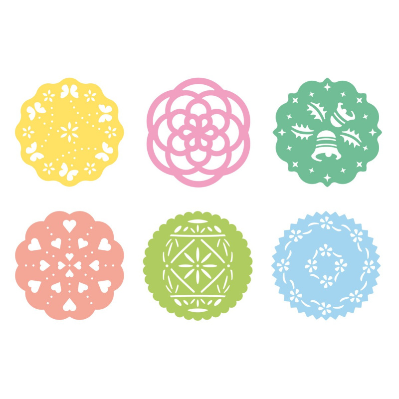 Šablony na zdobení DELÍCIA, 6 ks